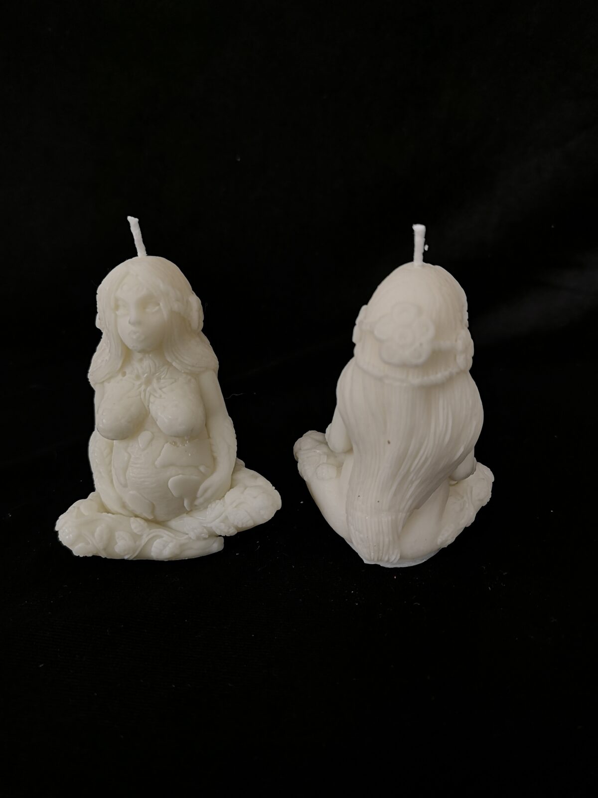 Gaia - Earth Goddess Candle (White)