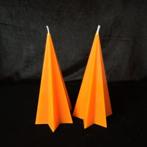 Star Pyramid Candle (Orange)