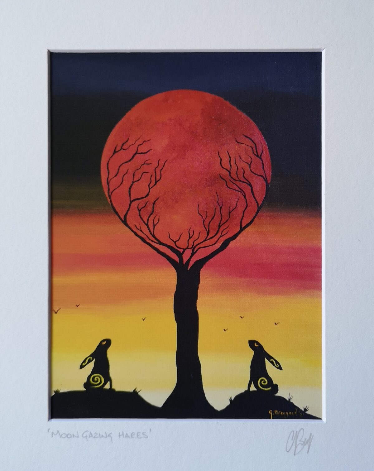 Moon Gazing Hares