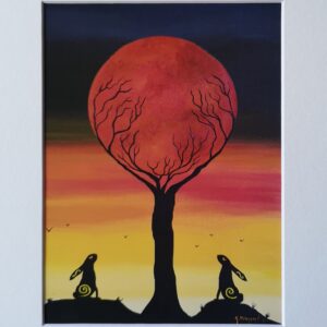 Moon Gazing Hares