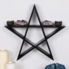 Pentagram Wooden Shelf