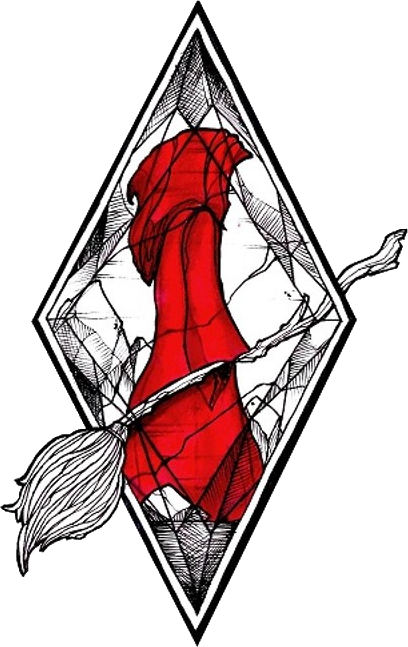 crimson witch crafts logo on transparent cropped